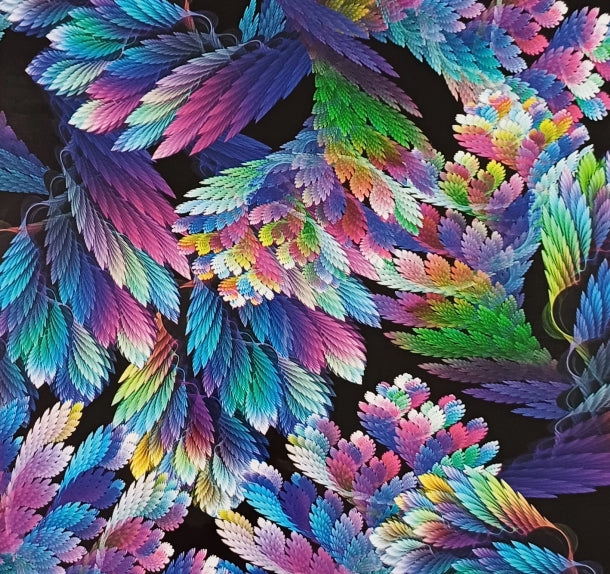 Vinyl HTV Pattern Color Ferns