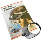 Magnifying Glasses LED Head set (Loupe) + 4 Lens