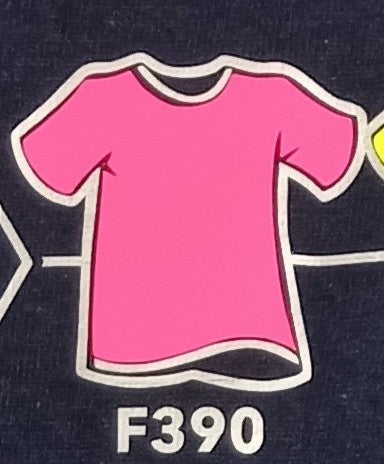 Vinyl HTV Flex PlotterFilms 250mm Fluoresent Neon Pink F390