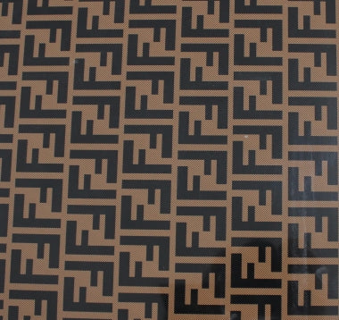 Vinyl HTV Pattern Fendi Bronze
