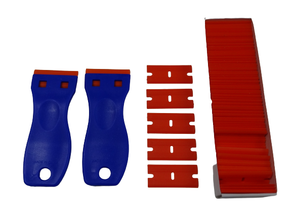 Vinyl Remover - Plastic Razor Blade / Sticker & Lable Remover