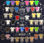 Vinyl HTV Flex PlotterFilms Italy - Flex Soft Glitter Black G199