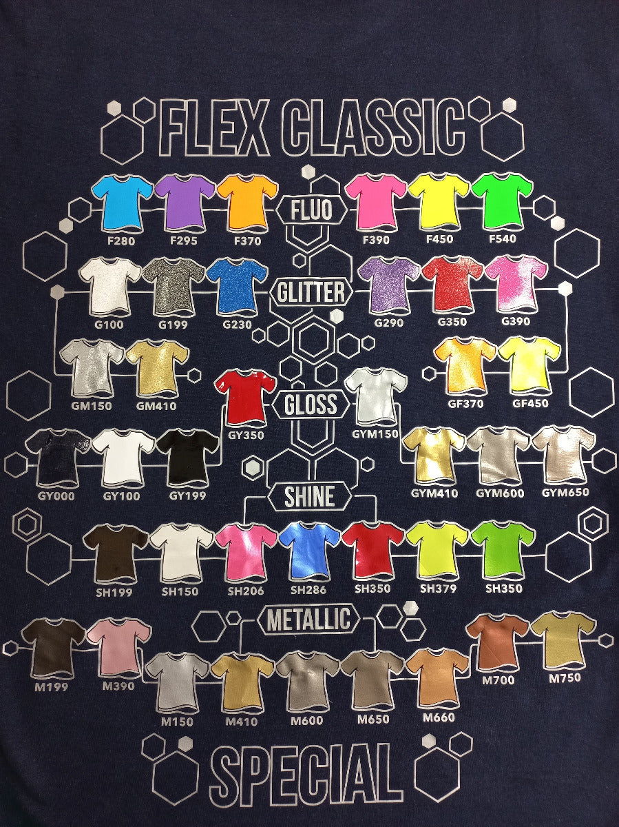 Vinyl HTV Flex PlotterFilms Italy - Fluoresent Neon Blue F280