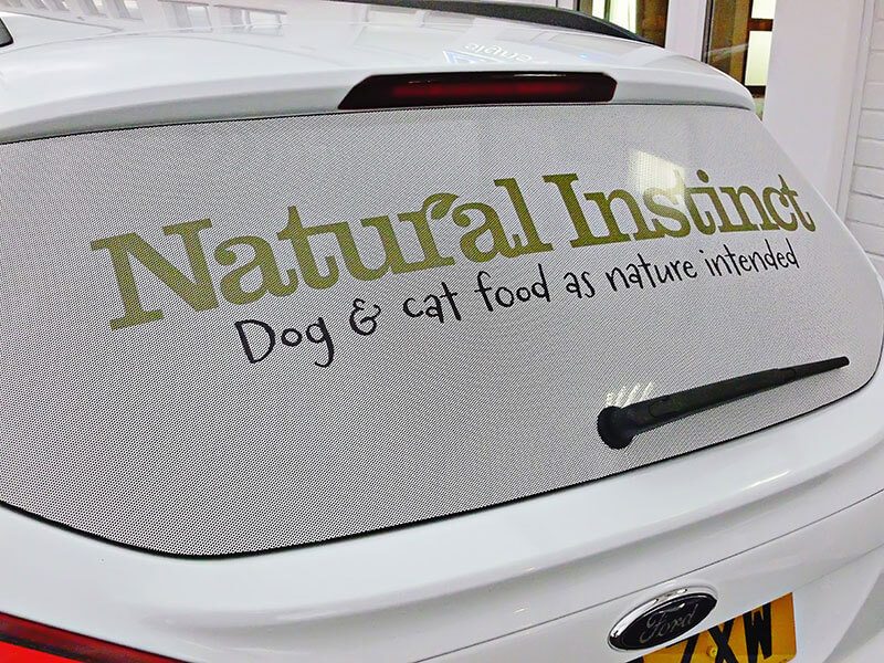 Vinyl Signage Contravision Perforated 2yr