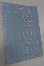 Vinyl Sticker Paper Holographic Stars A4 (6pcs)