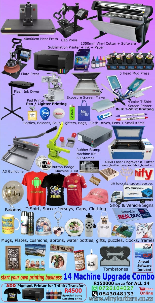 Combo 14 Machine Combo incl Laser