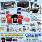 Combo 3 Machine with 8in1 Combo Heat Press