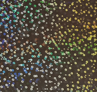 Vinyl HTV Pattern Bubbles Holographic Gold