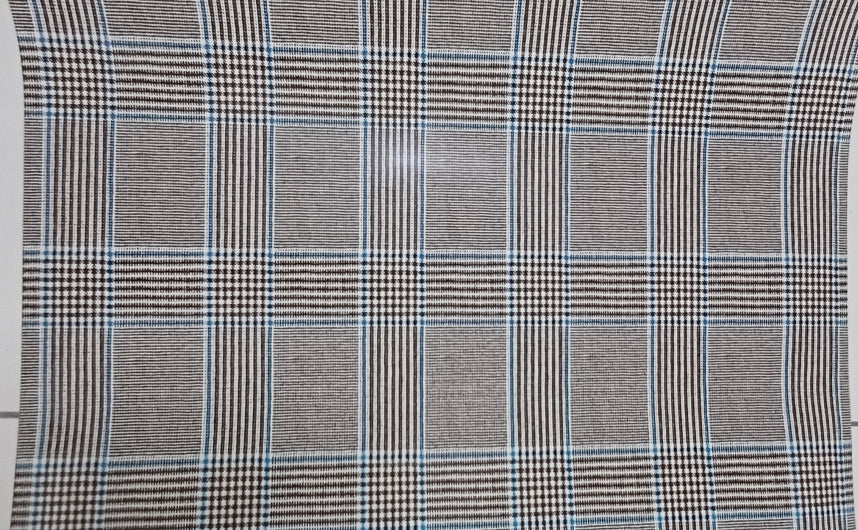 Vinyl HTV Pattern B.Berry Black White Blue check