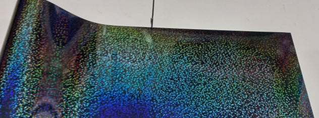 Vinyl HTV Pattern Holographic Bubbles Black