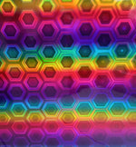 CraftSignage vinyl - Holographic Neon Hex