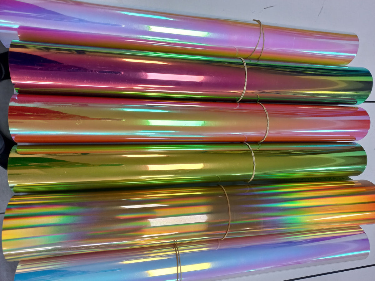 Vinyl HTV Flex PlotterFilms Italy - Holographic Galaxy Jupiter G2050