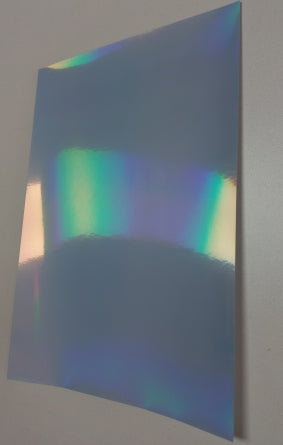 Vinyl Sticker Paper Holographic Silver A4 (20pcs)