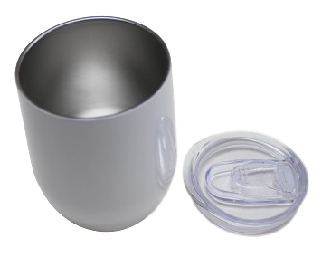 Sippy Cup Double Walled EGG Tumbler -White 230ml