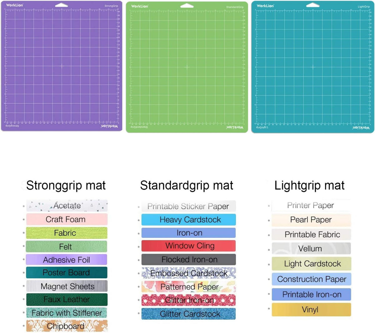 Cutting Mat Standard Grip Green (Cricut Compatable)