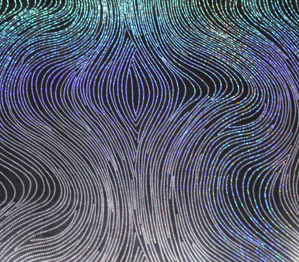 Vinyl HTV Pattern Holo Black silver dots