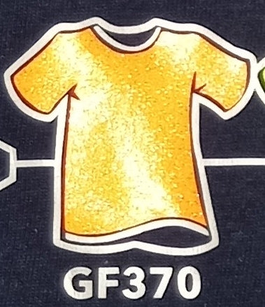 Vinyl HTV Flex PlotterFilms Italy - Flex Soft Glitter Neon Orange GF370