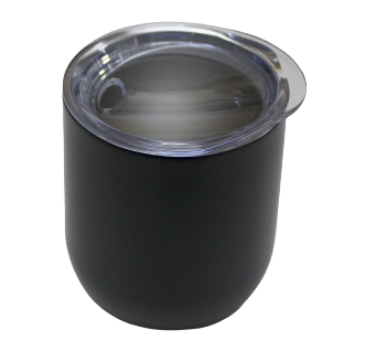 Sippy Cup Double Walled EGG Tumbler - Black 230ml
