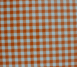 Vinyl HTV Pattern Check Orange & white