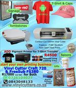 Combo Vinyl Cutter Craft 720 & FreeSub FS380