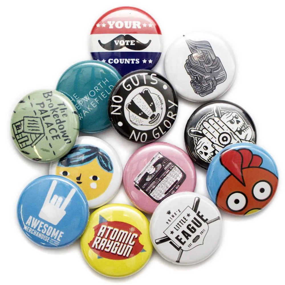 Combo Button Badge Press Economy