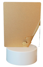 LED Frame Acrylic Square on White Base - for Vinyl or Laser