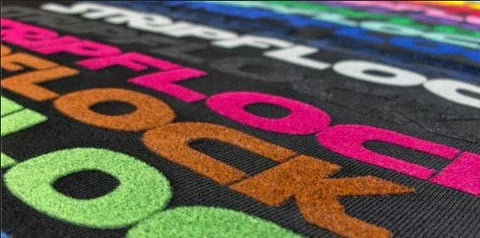 Vinyl Siser HTV Flock Red A4