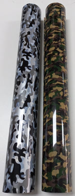 Vinyl HTV Pattern Camo Green