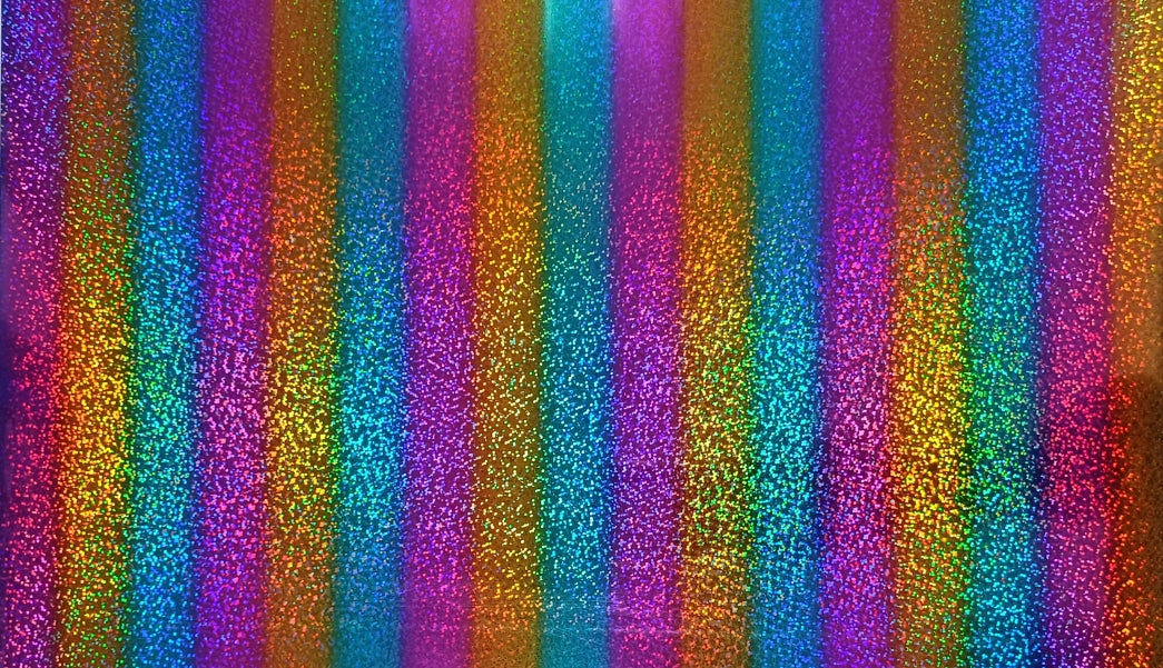 Vinyl HTV Pattern Holographic Purple Gold Blue Stripe Speckle