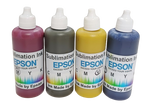 Epson Sublimation Ink 4 x 100ml Made by Epson