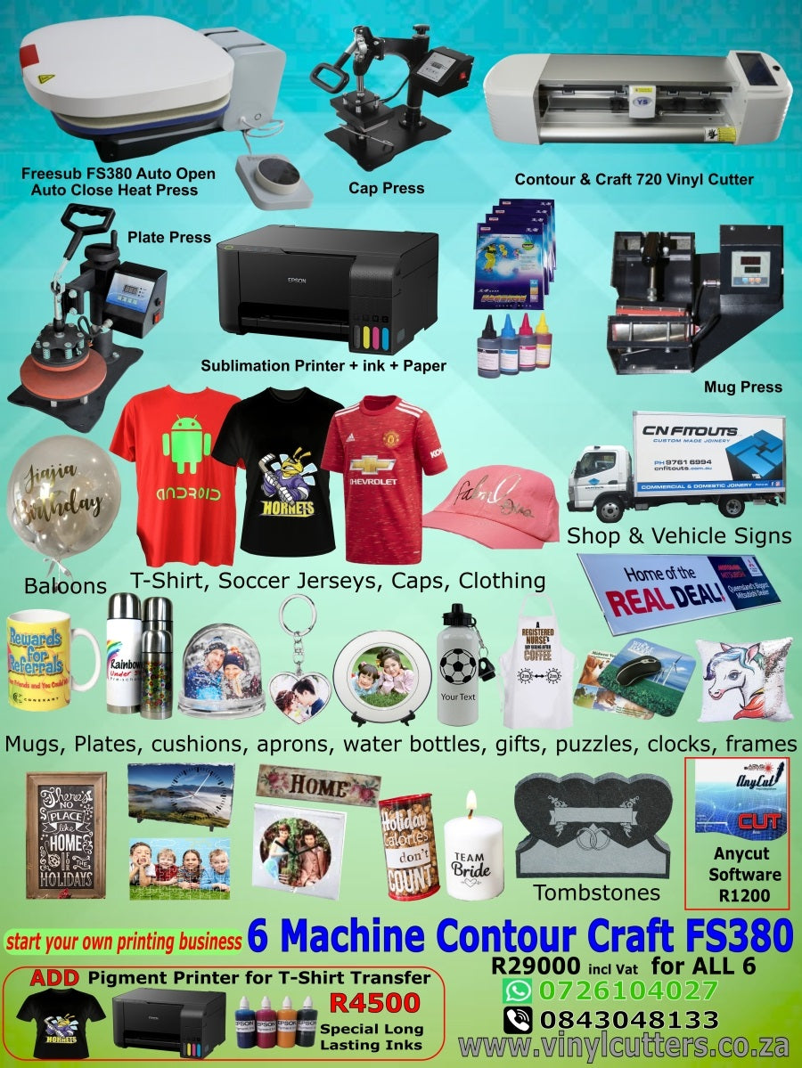 Combo 6 Machine Contour Craft 720 & F380 * Our Pick *