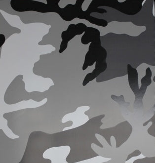 Vinyl 300x300mm Printed Camo Grey