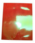 Vinyl Sticker Permanent Holographic Orange to Gold CH14 25x30cm 2pcs