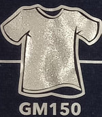 Vinyl HTV Flex PlotterFilms Italy - Flex Soft Glitter Silver GM150