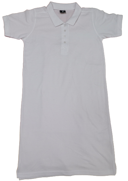 Ladies Golf Dress Cotton Blend 280 gram White Medium
