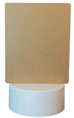 LED Frame Acrylic Square on White Base - for Vinyl or Laser