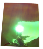 Vinyl Sticker Permanent Holographic Apple to Gold CH13 25x30cm 2pcs