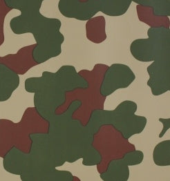 Vinyl 300x300mm Printed Camo Brown Green Tan