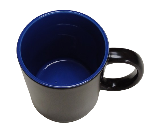 Mugs Magic Color Change Black With Inner Royal Blue