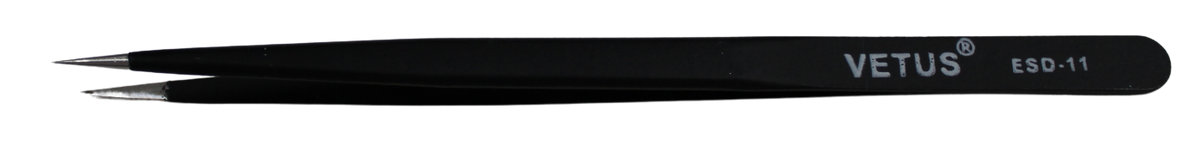 Tweezers Vetus ESD-11 Straight Fine Tip