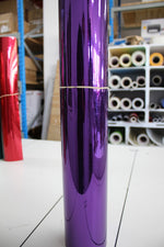 Vinyl Signage Metallic Chrome Purple