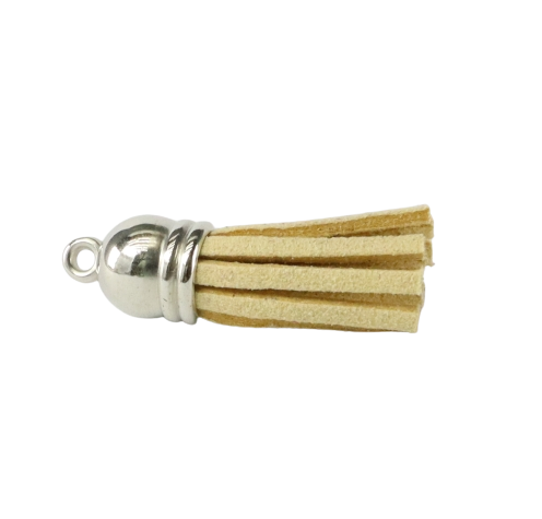 Tassels Silver 35mm Tan No 26