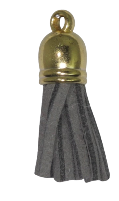 Tassels Gold 35mm Grey No 19