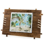 Rock Slate Wooden Frame Large