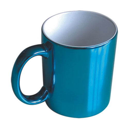 Mugs Metallic Chrome Blue