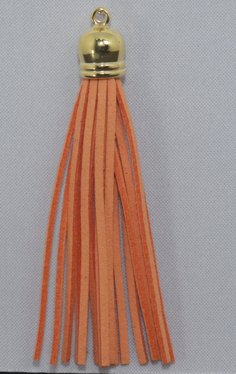 Tassels Gold 80mm Orange No 9
