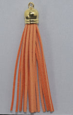 Tassels Gold 80mm Orange No 9