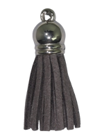Tassels Silver 35mm Dark Grey No 20