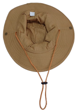 Cap Cricket Safari Style Round Brim Tan