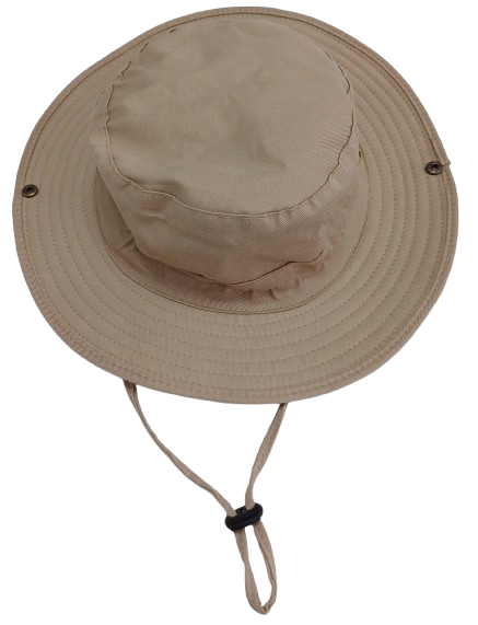 Cap Cricket Safari Style Round Brim Beige